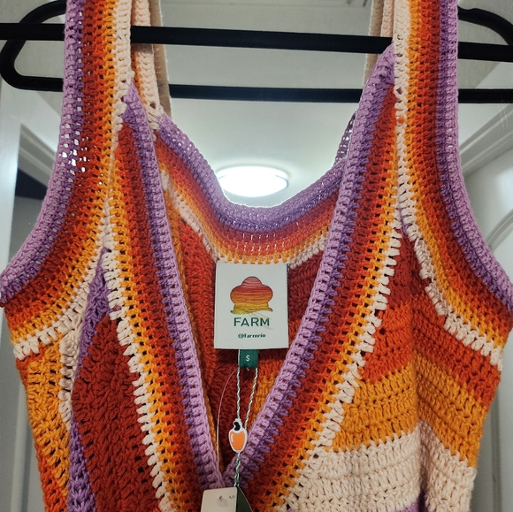 Farm Rio Crochet Mini Dress - Picture 9 of 13